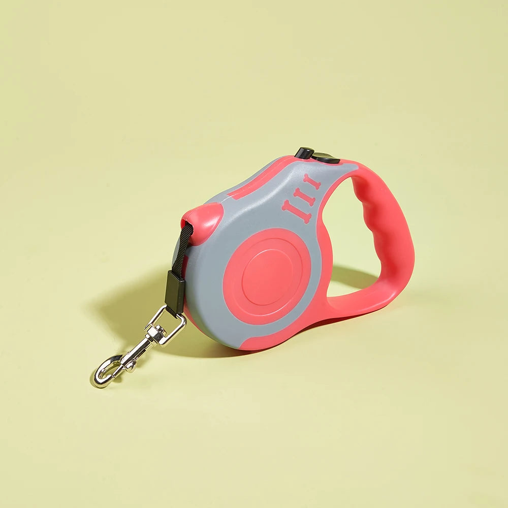 Introducing the Ultimate 3M & 5M Retractable Dog Leash - Strong Nylon Lead for All Dogs and Cats, Perfect for Everyday Adventures!