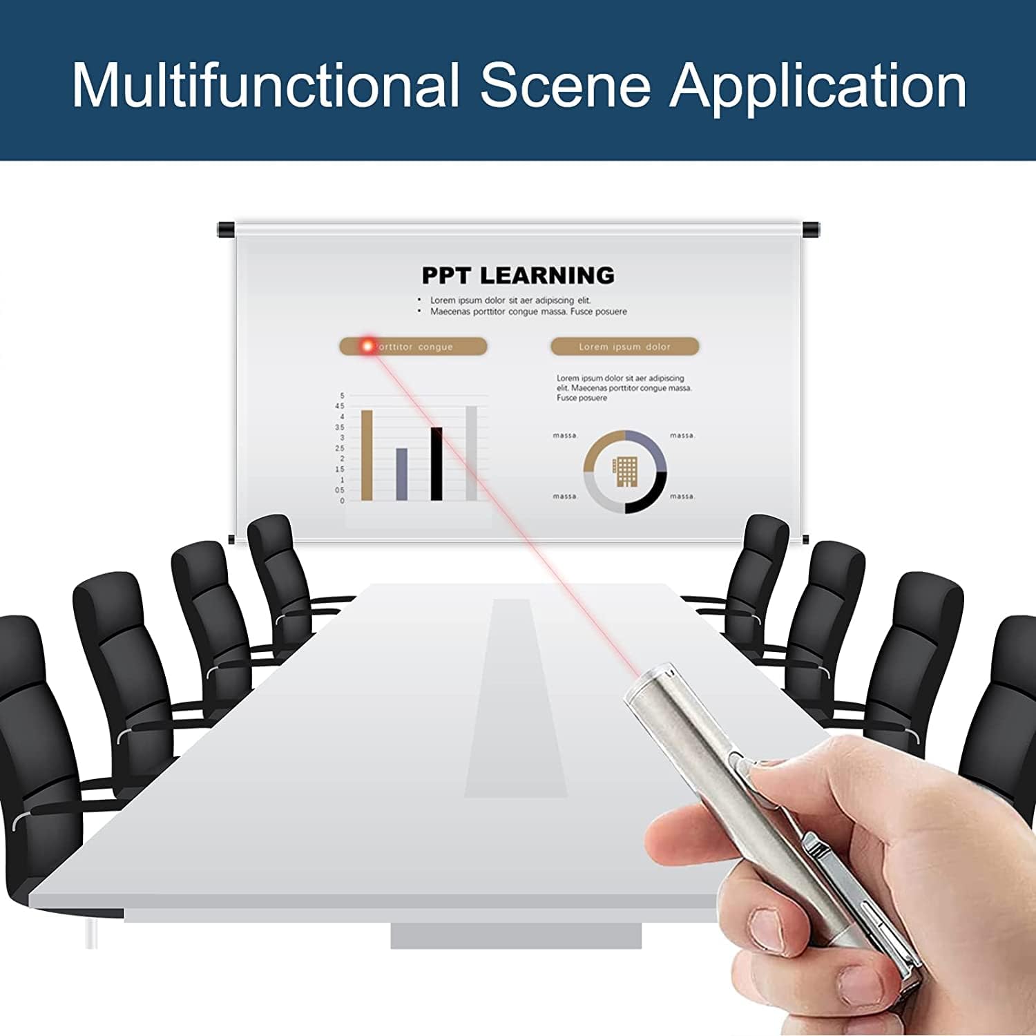 Exciting Rechargeable Laser Pointer Cat Toy - 7 Fun Modes for Interactive Indoor Play with Your Feline Friend!