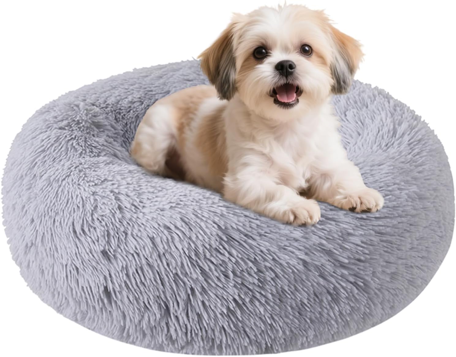 Cozy 20-Inch Dog Bed for Small to Large Dogs & Cats - Plush, Washable, and Slip-Resistant for Ultimate Comfort
