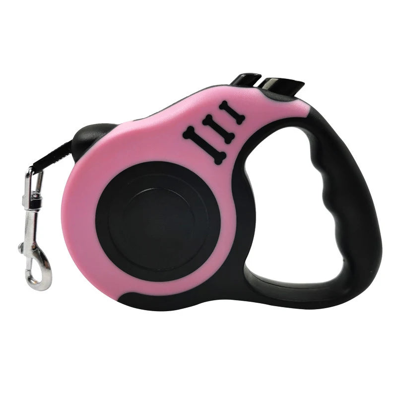 Introducing the Ultimate 3M & 5M Retractable Dog Leash - Strong Nylon Lead for All Dogs and Cats, Perfect for Everyday Adventures!