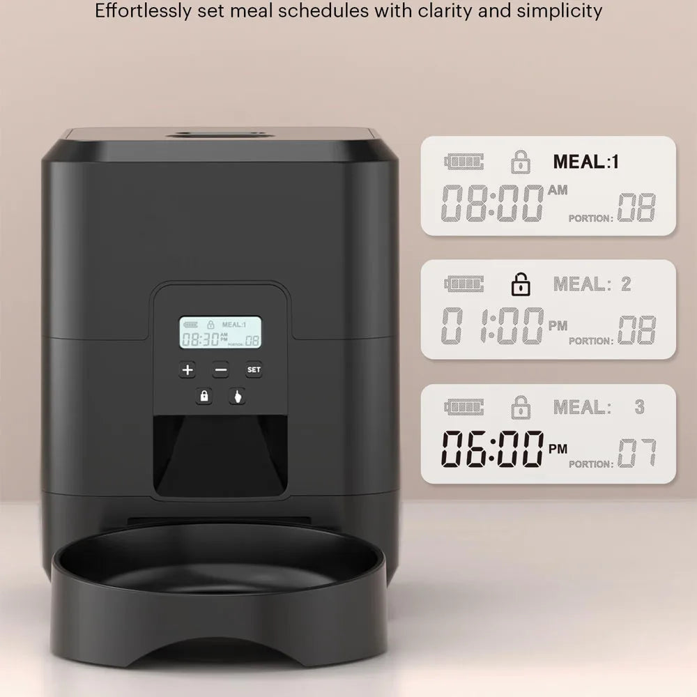 Revolutionary Smart Automatic Cat Feeder: Timed & Quantitative Food Dispenser for Cats and Dogs