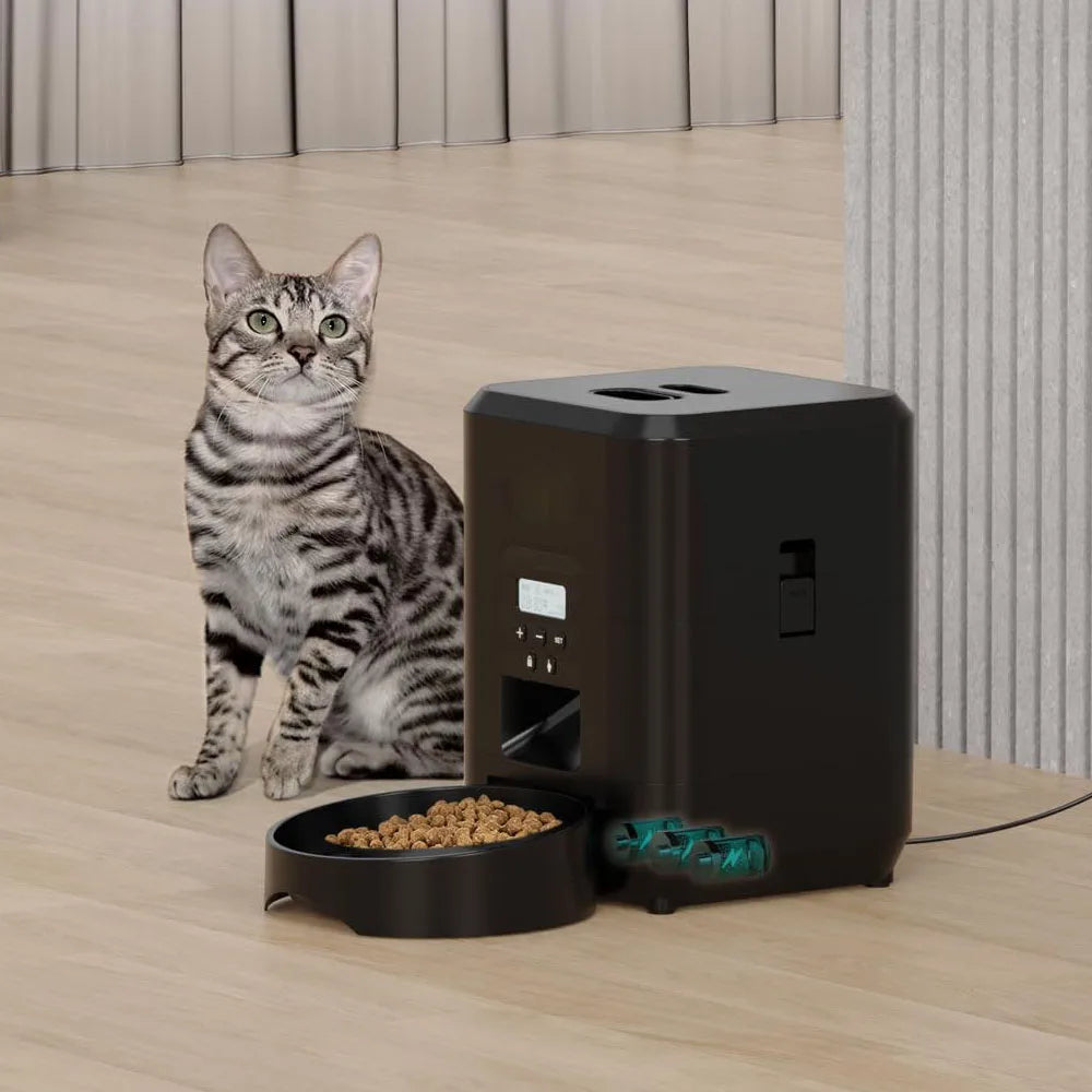 Revolutionary Smart Automatic Cat Feeder: Timed & Quantitative Food Dispenser for Cats and Dogs
