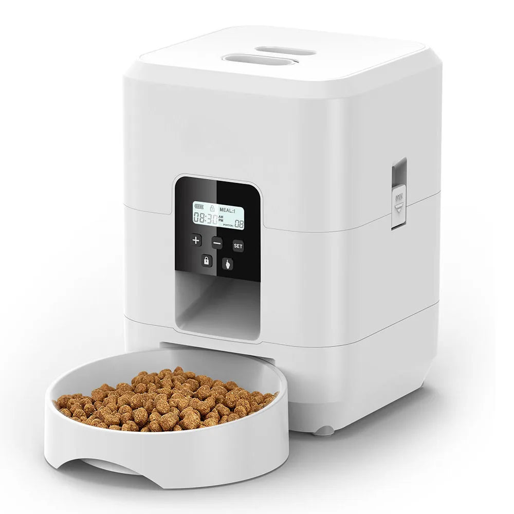 Revolutionary Smart Automatic Cat Feeder: Timed & Quantitative Food Dispenser for Cats and Dogs